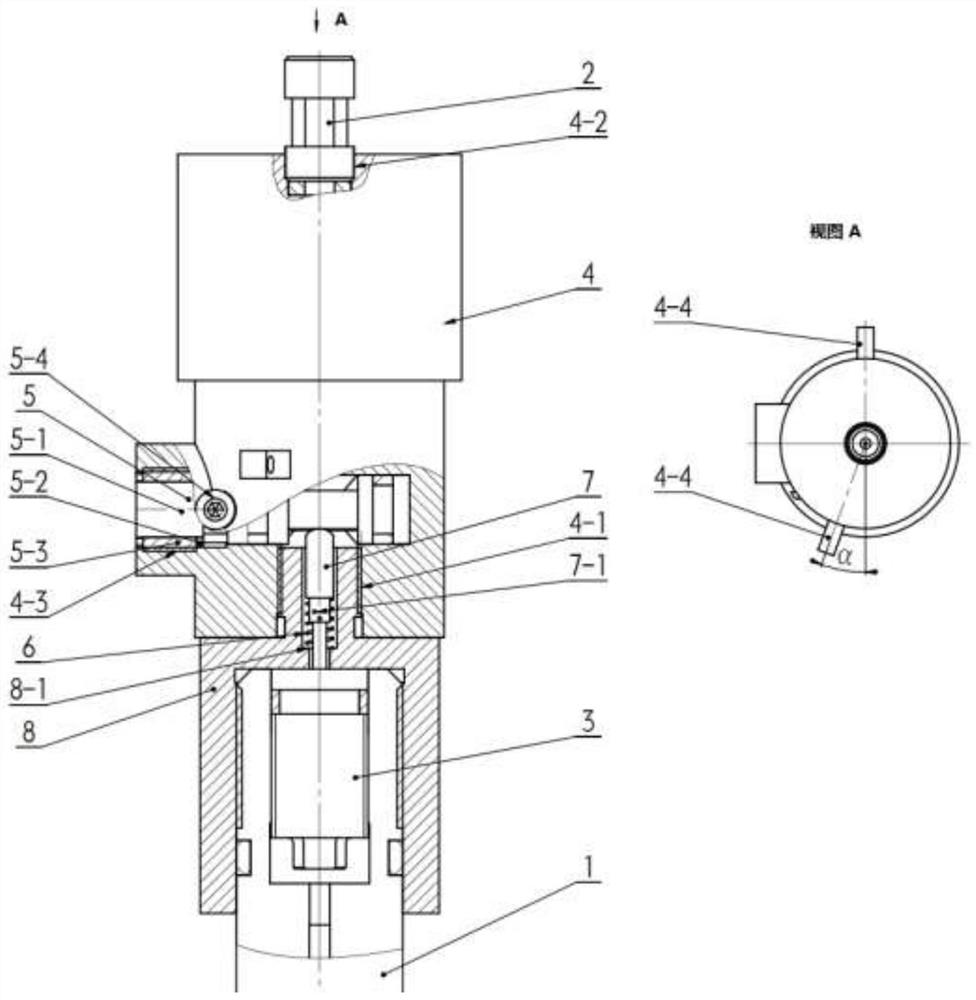 Lightweight pressure-reducing hydrogen supply device suitable for hydrogen energy handheld torch