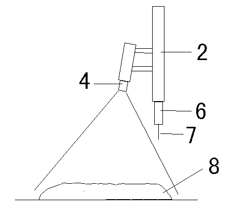 Device and method for visual detection of welding quality of robot