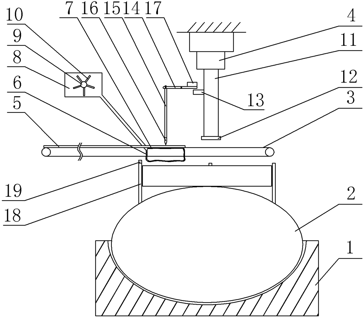 Battery labeling equipment