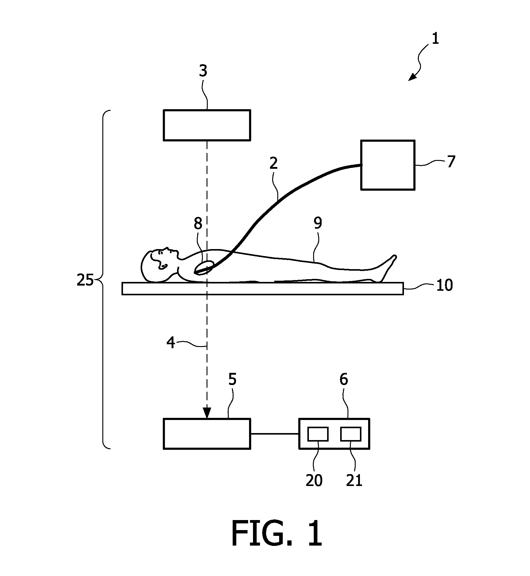 System for determining the orientation of a catheter