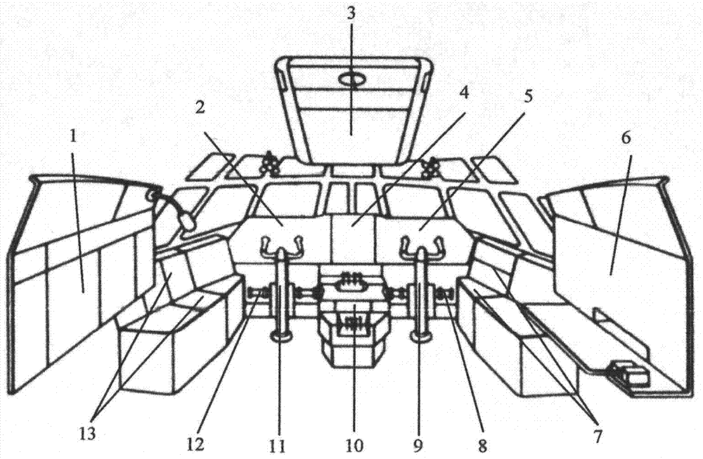 Low-cost flight simulator cabin display and control system