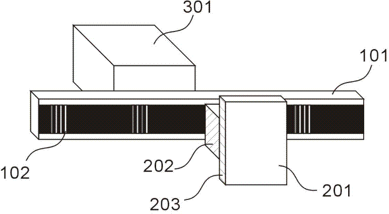 Accurate displacement measurement device with real scales