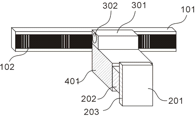 Accurate displacement measurement device with real scales