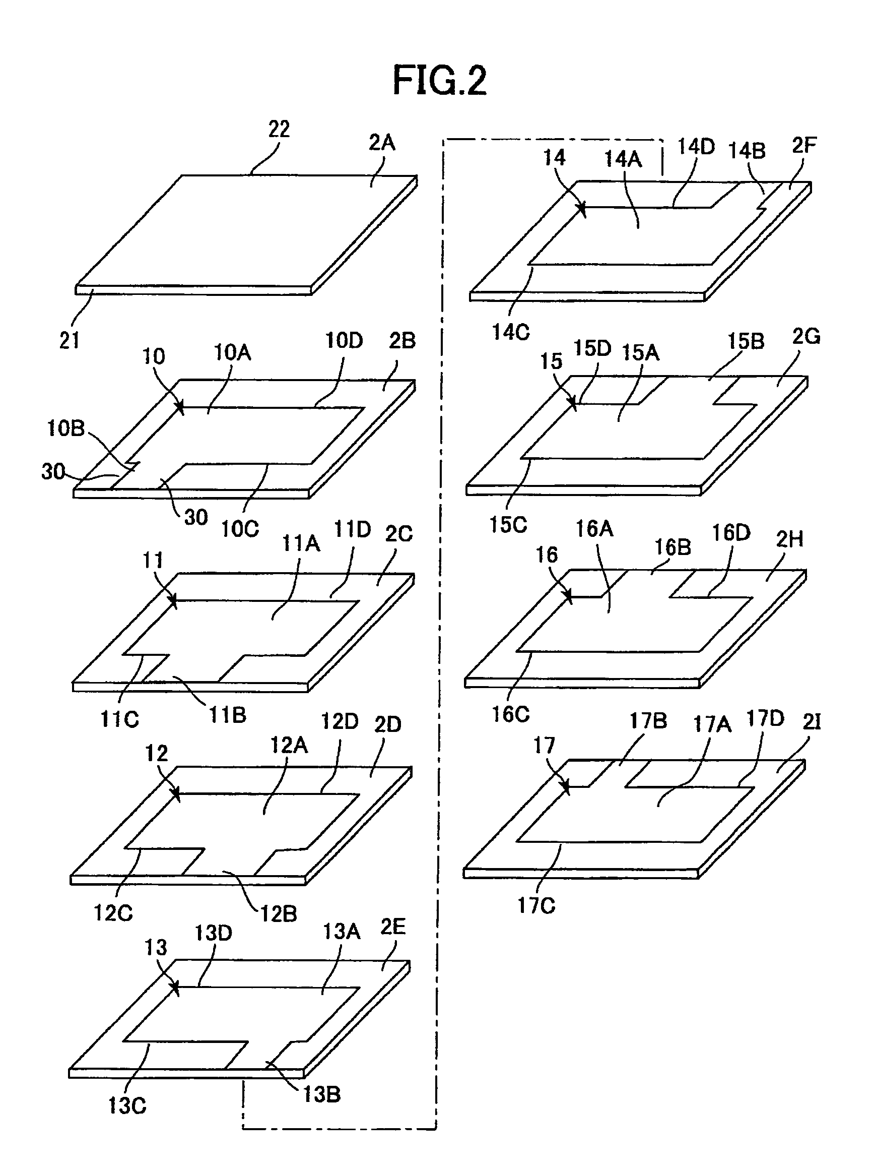 Stacked capacitor