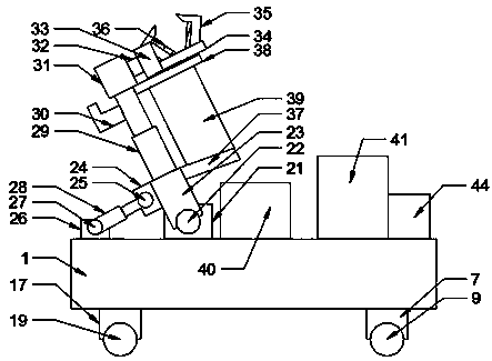 Intelligent automatic walking fruit picking device