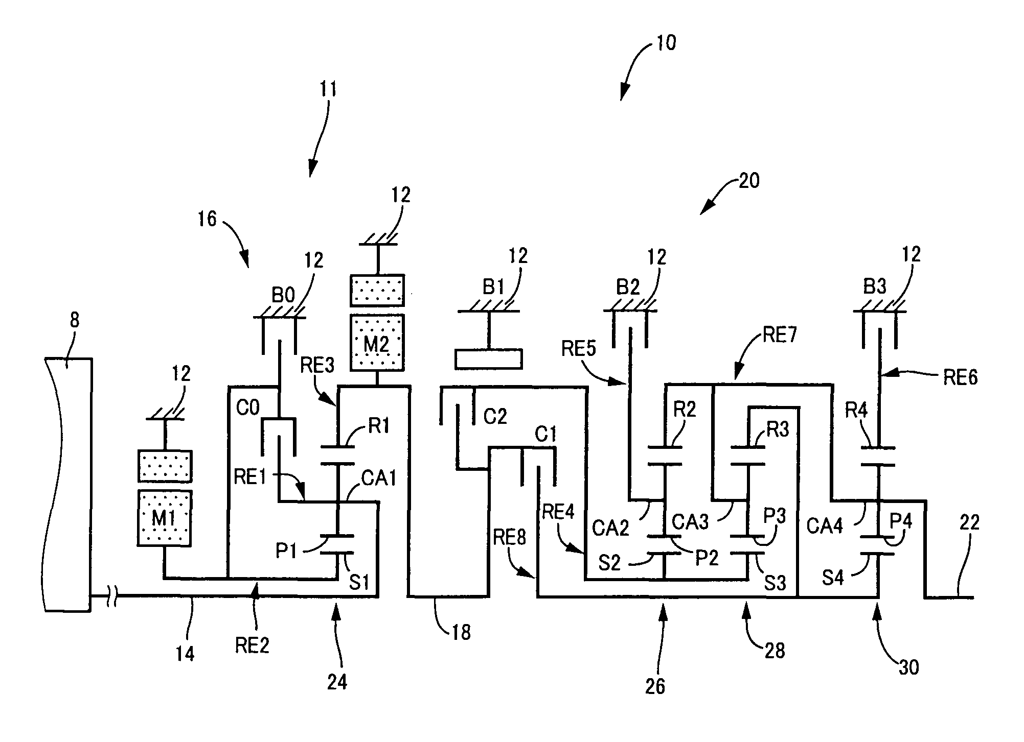 Control device for vehicular drive apparatus