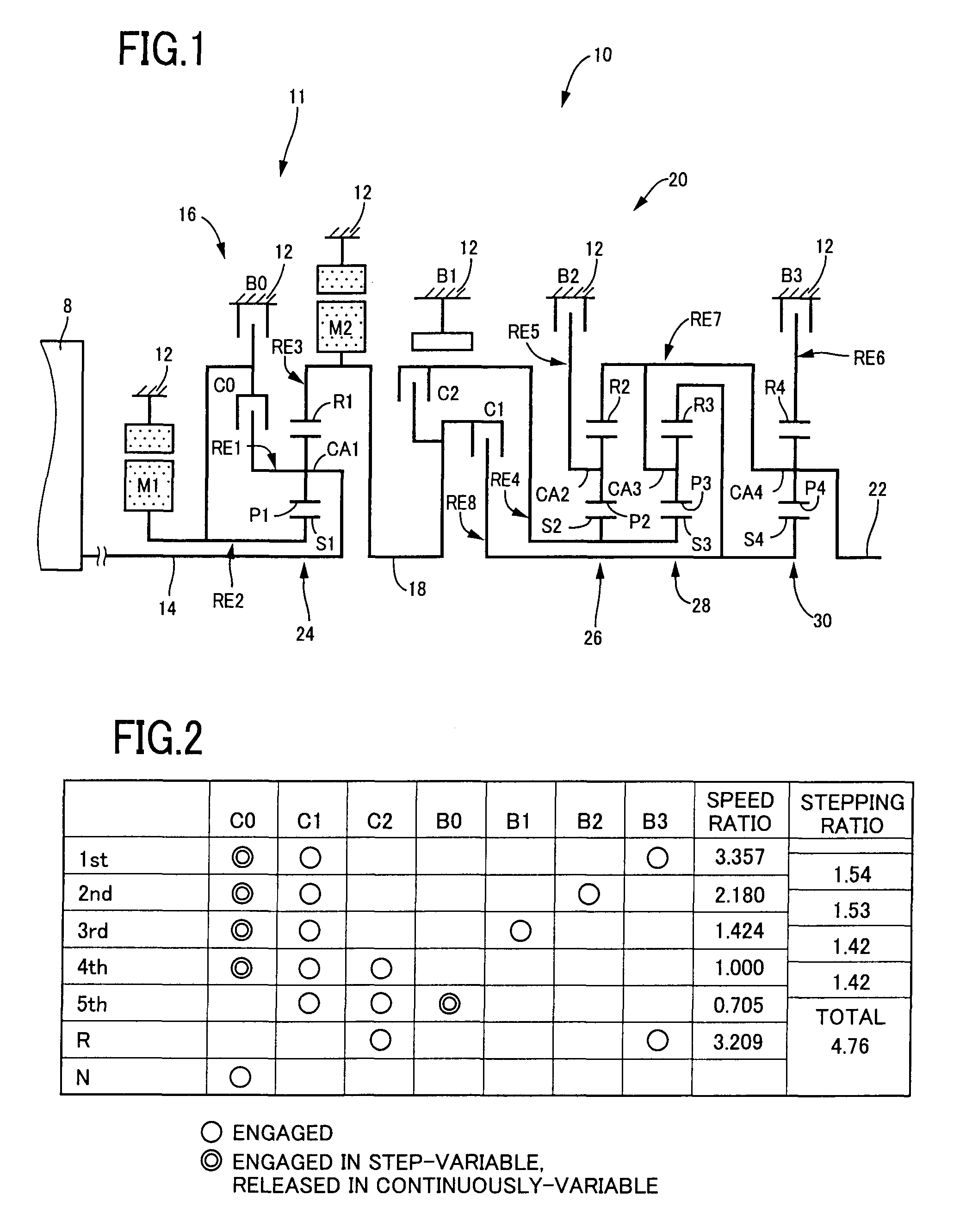 Control device for vehicular drive apparatus