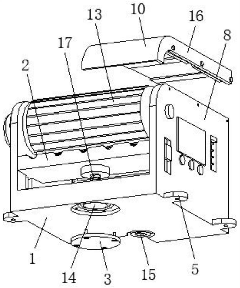 An automatic plastic granulator with the function of adjusting the length