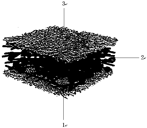 Nano spider web/beaded fiber composite air filter membrane and preparation method thereof