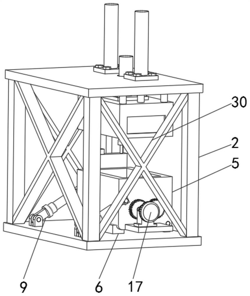 Multi-core-layer inorganic mineral insulation flexible fireproof cable and preparation method thereof