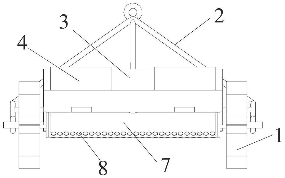 A group of offshore soil seabed jet disturbance devices