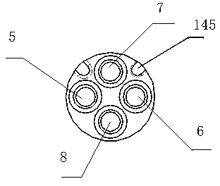 Ceramic plate group, ceramic valve core utilizing same and water heater valve utilizing same