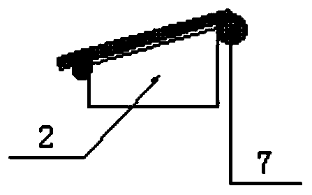 Tapered pipe mouth intersecting line cutting device and assembly method