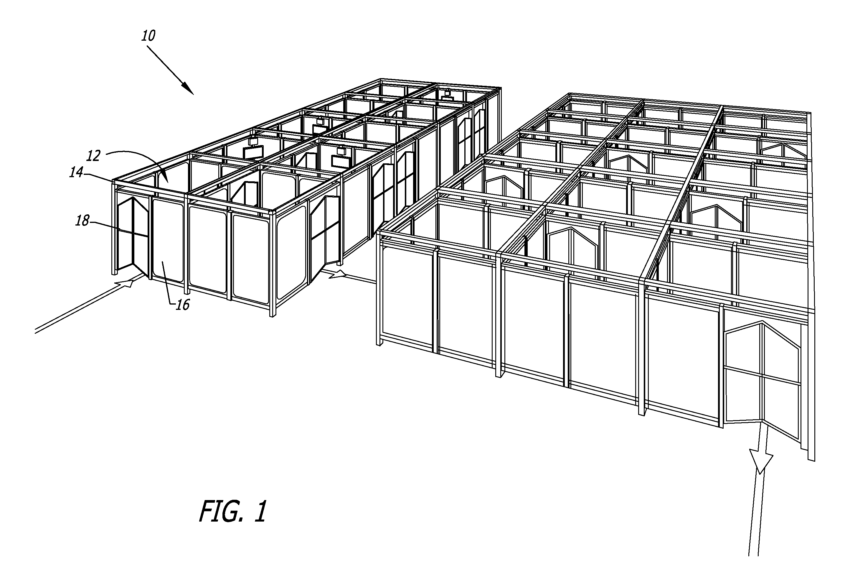 Exercise facility and related computer-generated personal training system and method