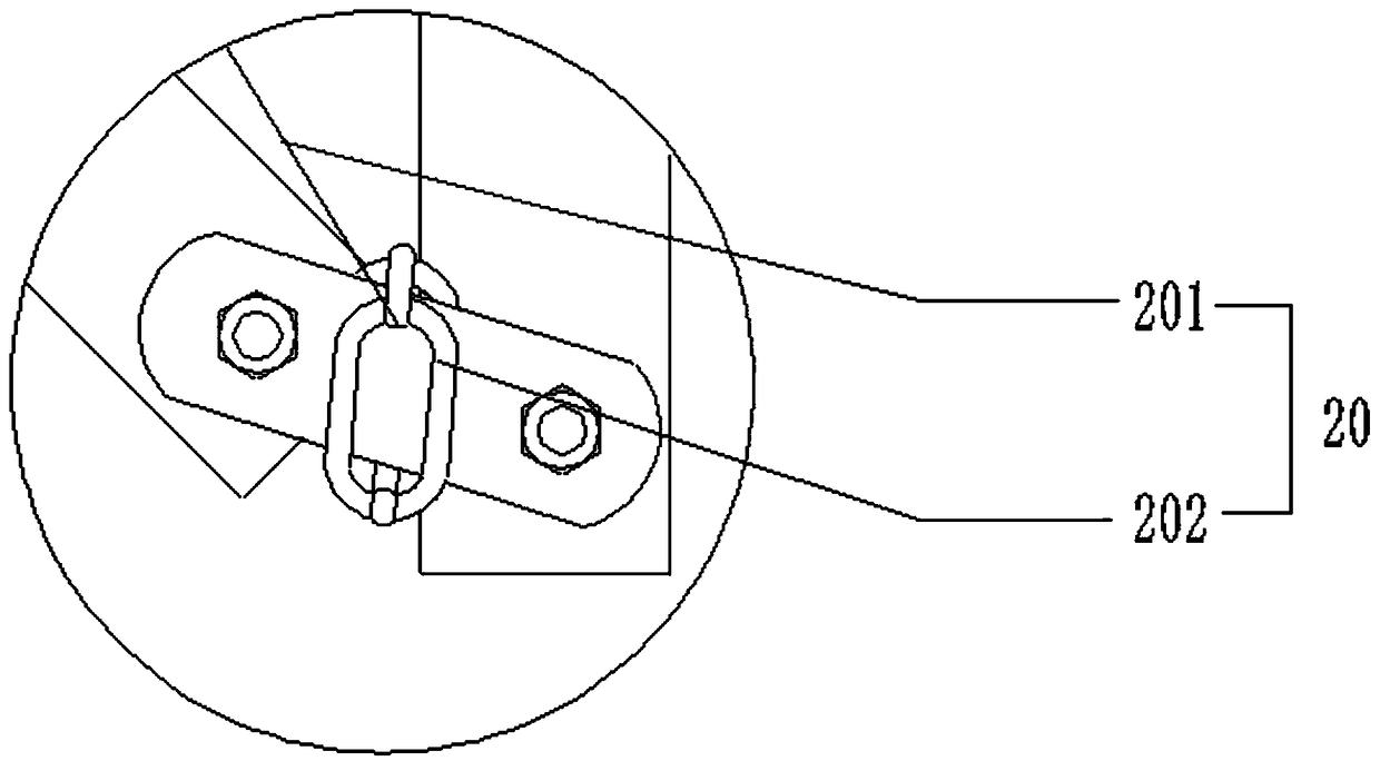 Laying tool for seepage-proof coil of groove corner part