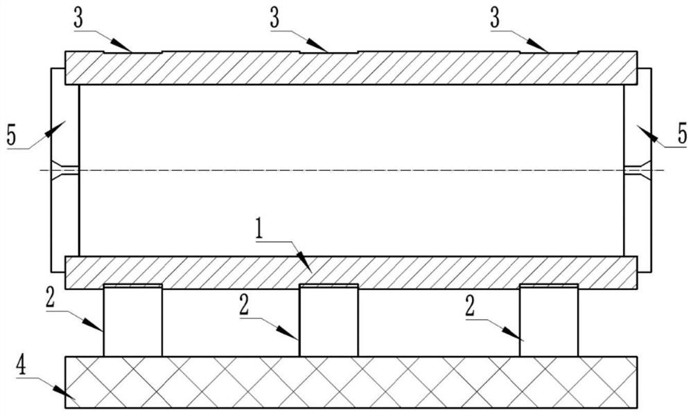 Machining technology for ultra-long large-diameter thin-wall steel pipe