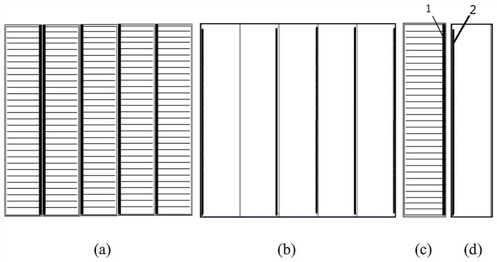 A kind of solar cell component and preparation method thereof