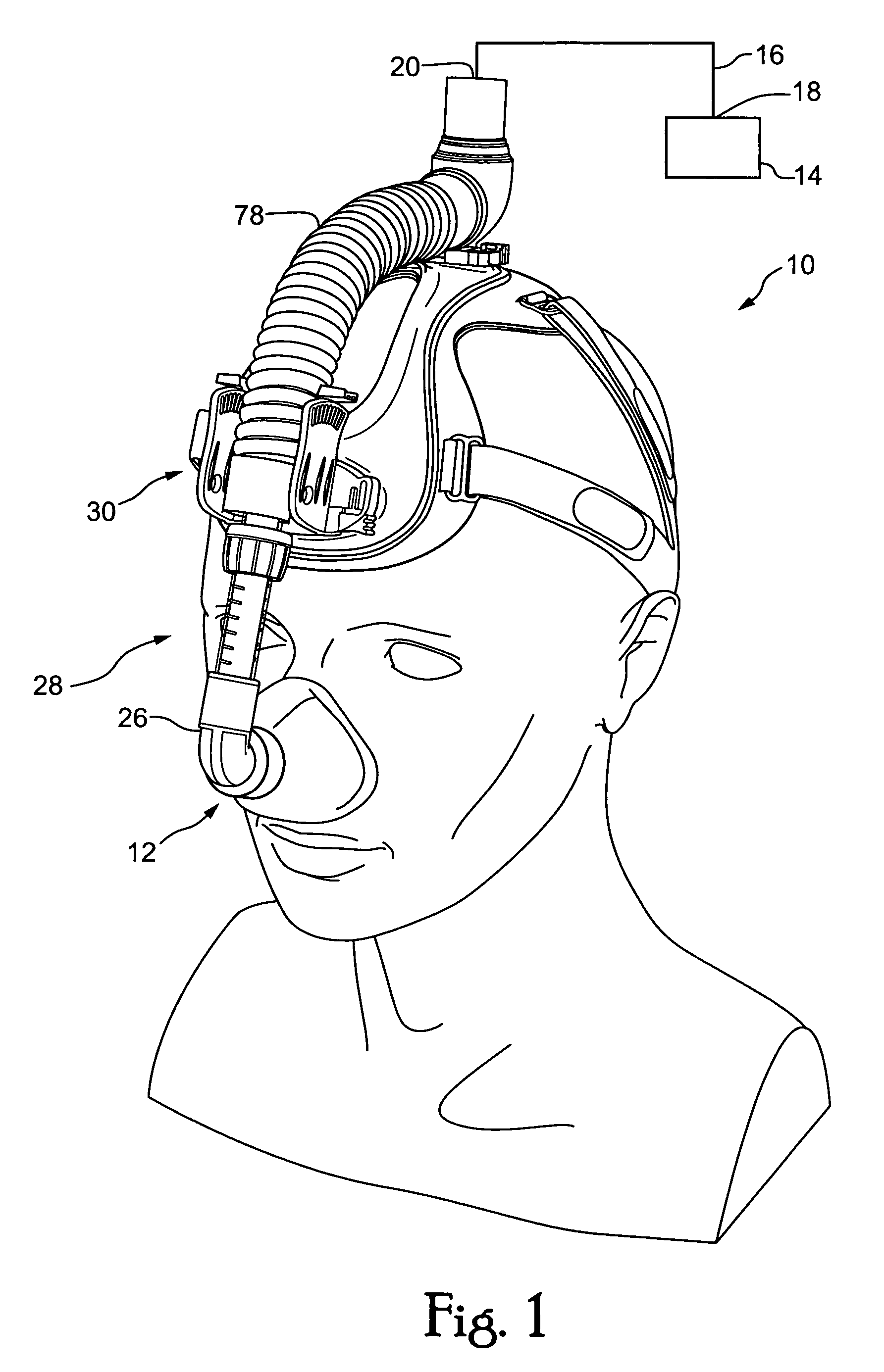 Headgear assembly for a respiratory support system