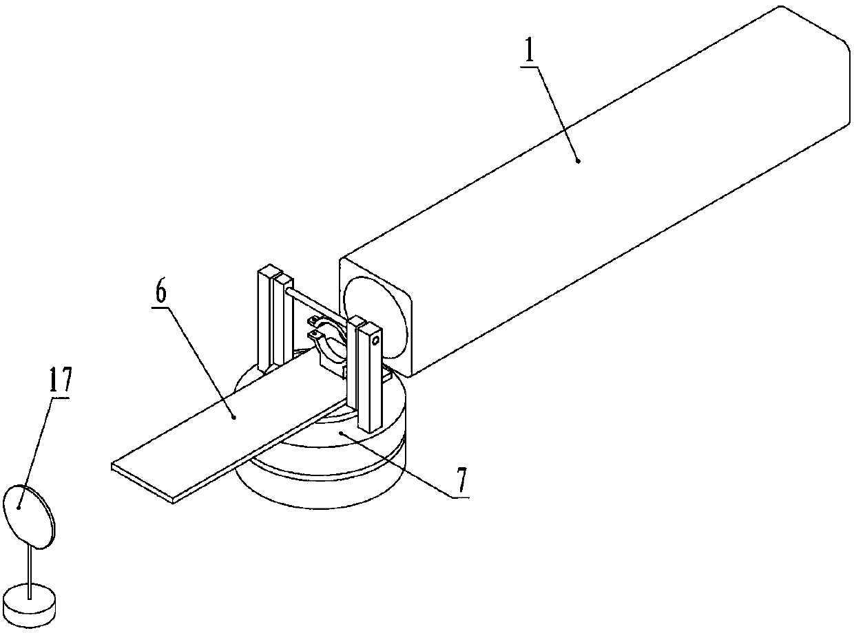 X-ray pulsar navigation sensor online adjusting device and method