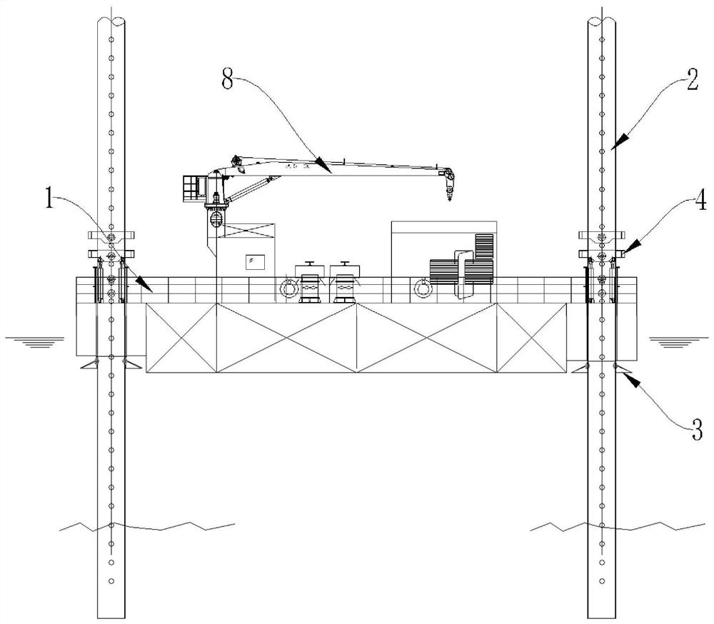 A self-elevating exploration platform