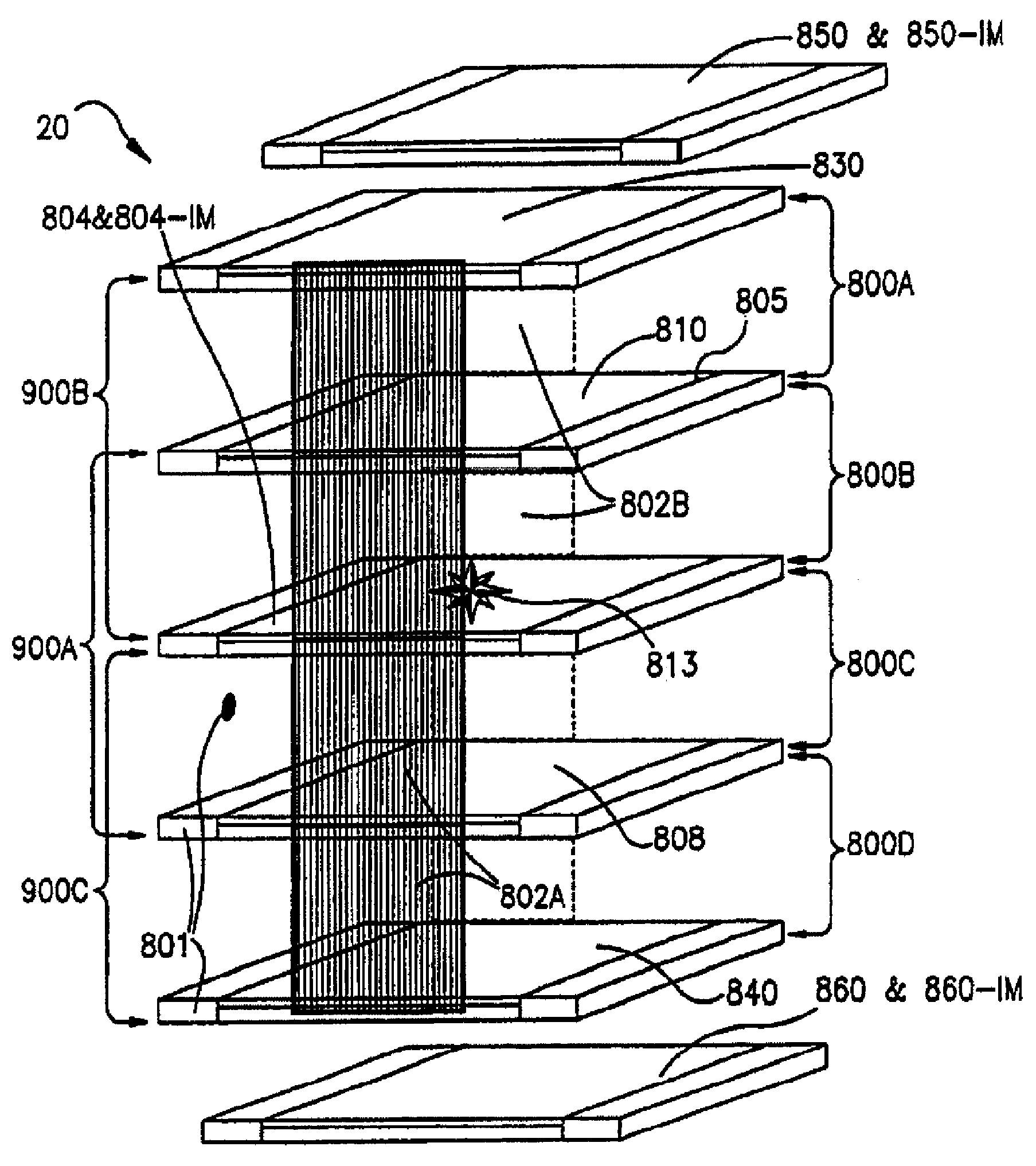 Energy conditioning circuit arrangement for integrated circuit