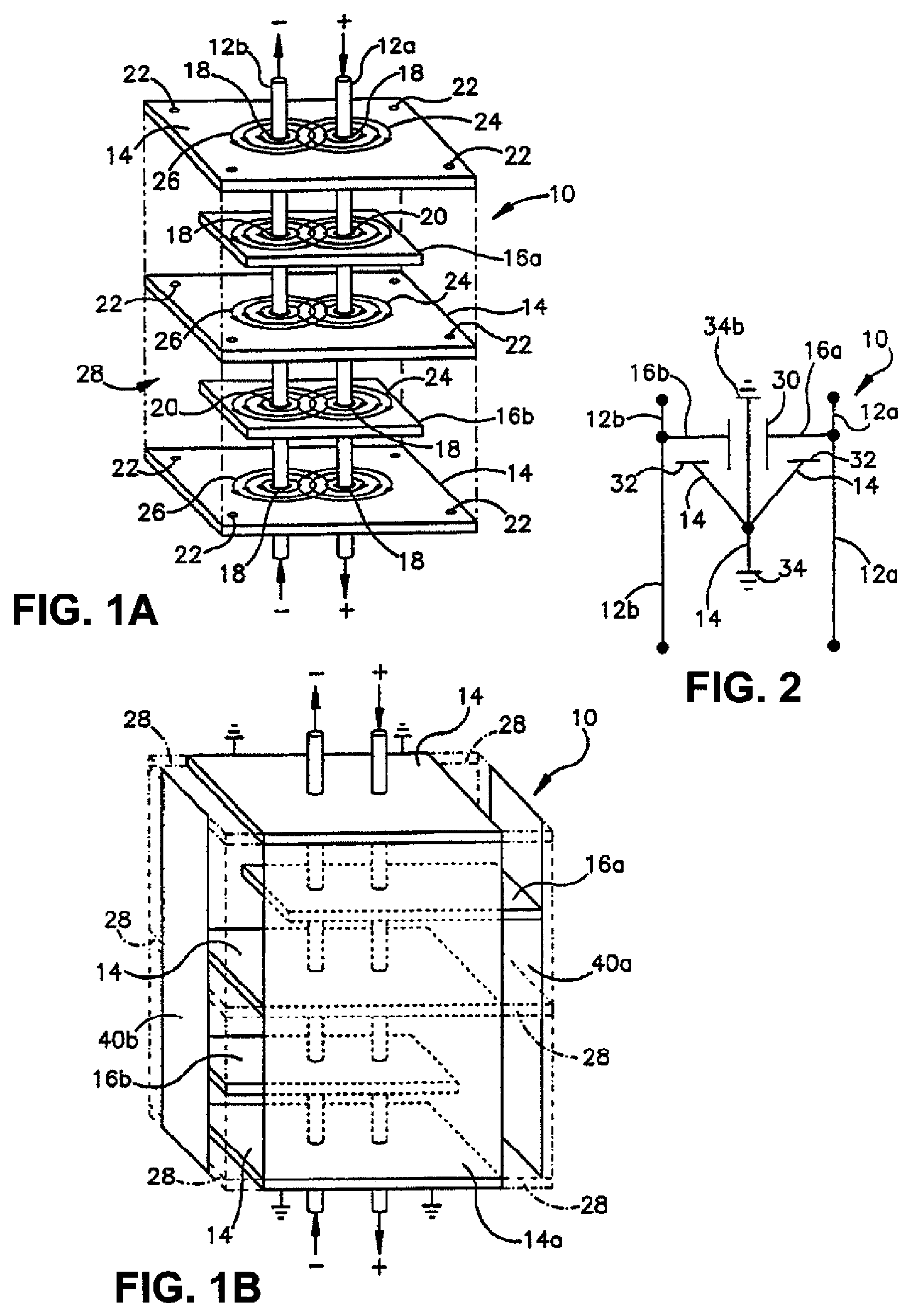 Energy conditioning circuit arrangement for integrated circuit