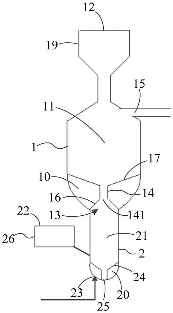 Coupling gasification system and method of pulverized coal and lump coal