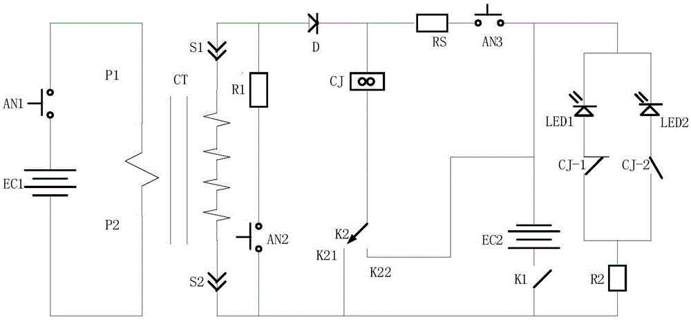 CT polarity testing device