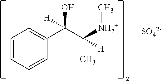 Ephedrine compositions and methods