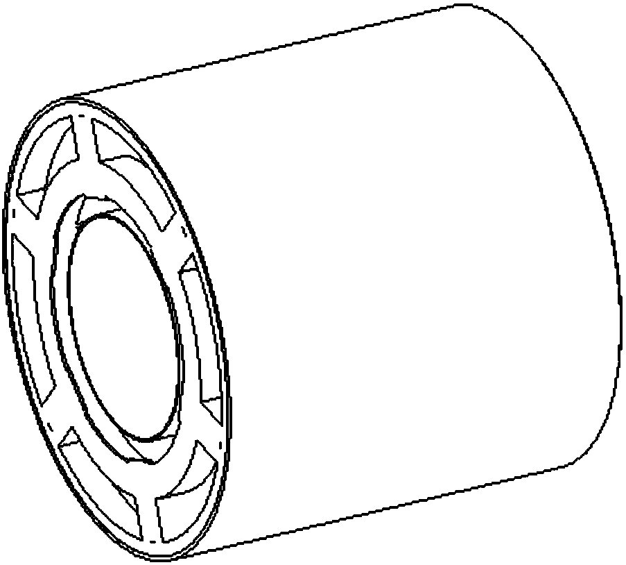 Transverse magnetic field outer rotor switch reluctance motor