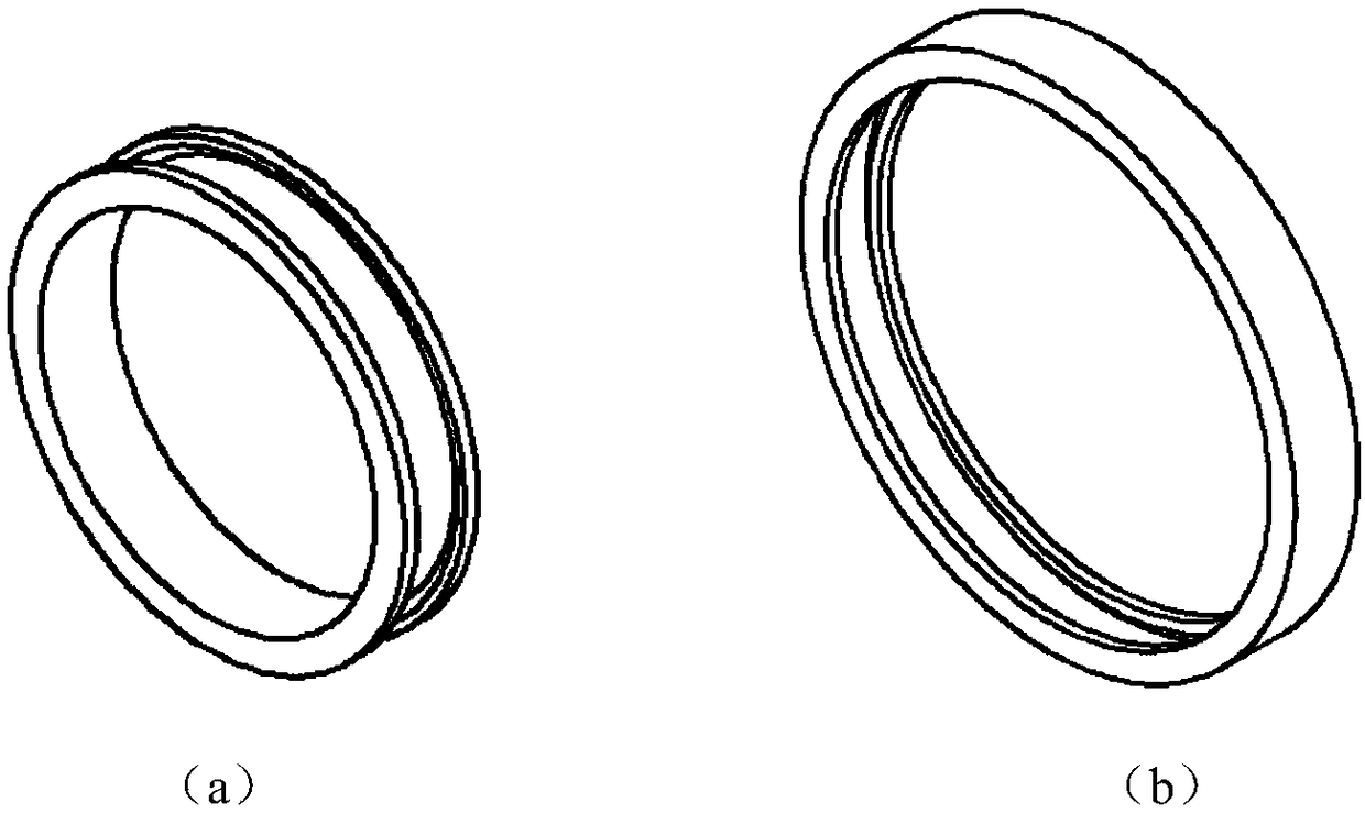 Elastic bearing based on double retainers