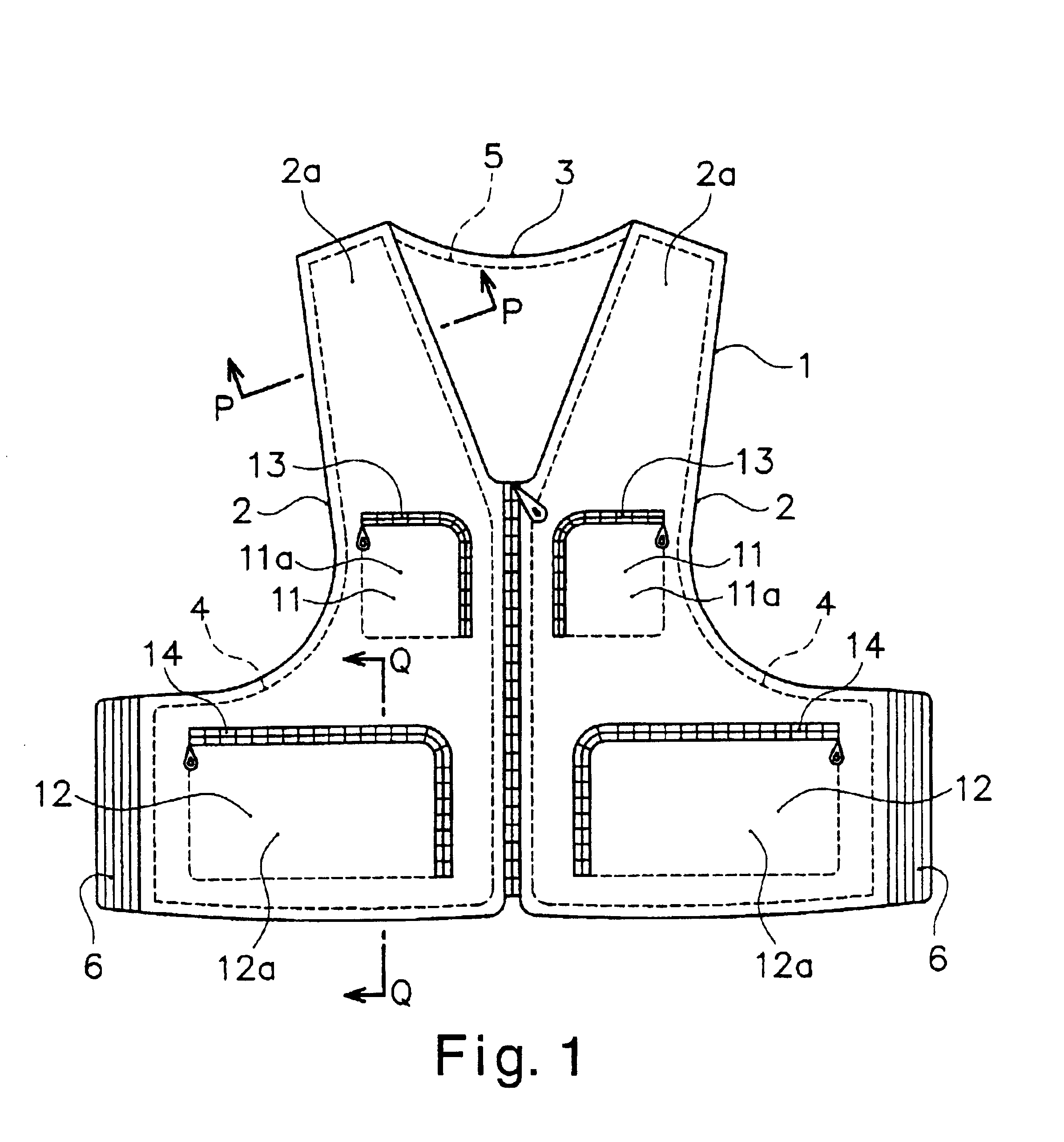 Article of clothing with buoyant material