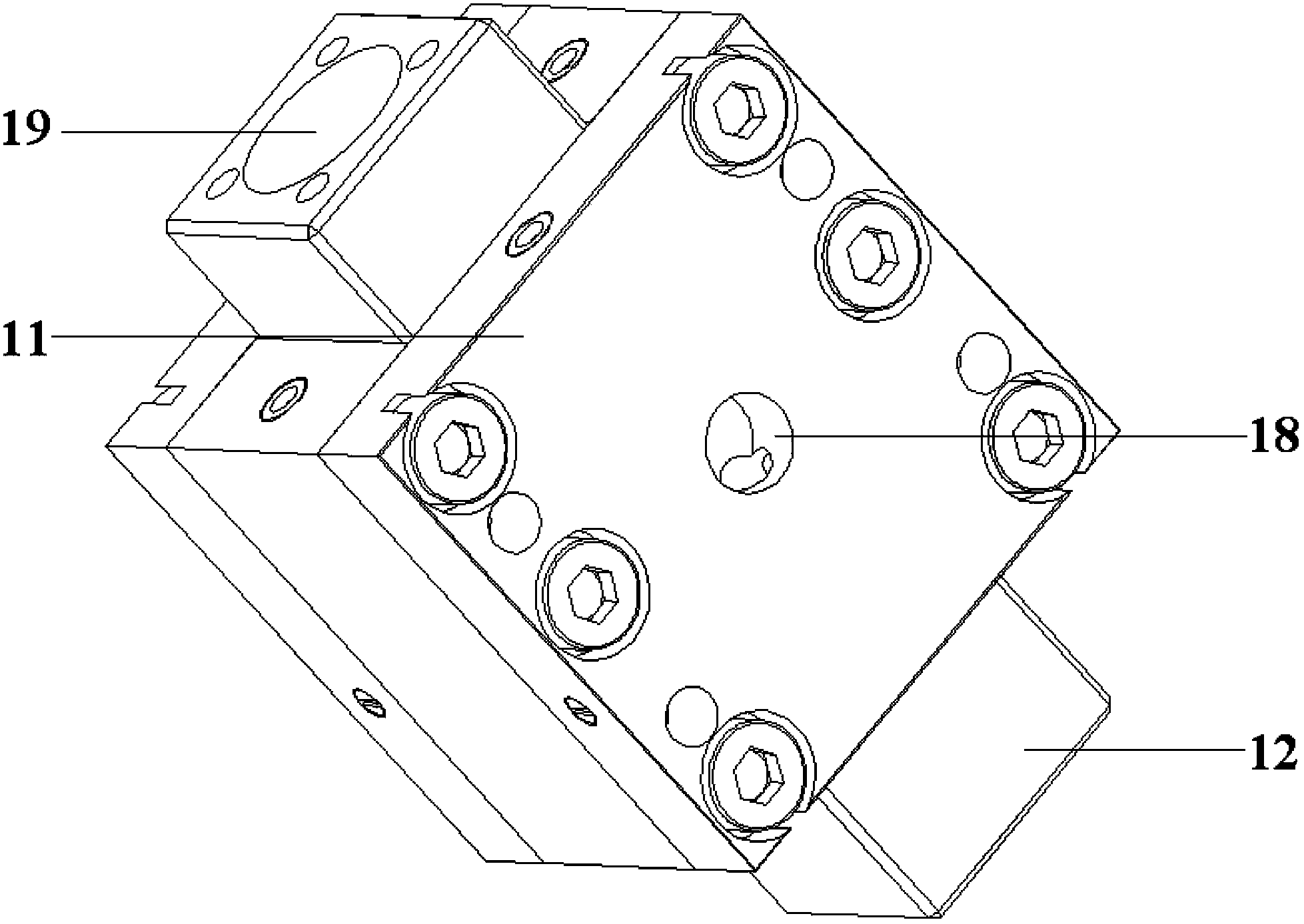 Automatic contact instrument used for measuring thin sheet material dimensions