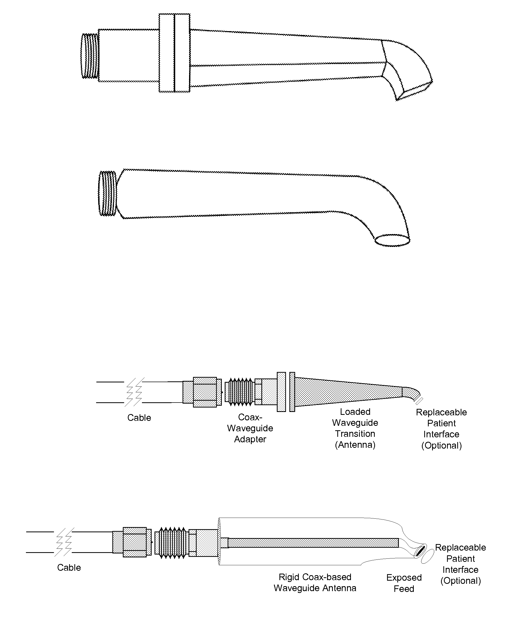 Method and device for treating caries using locally delivered microwave energy