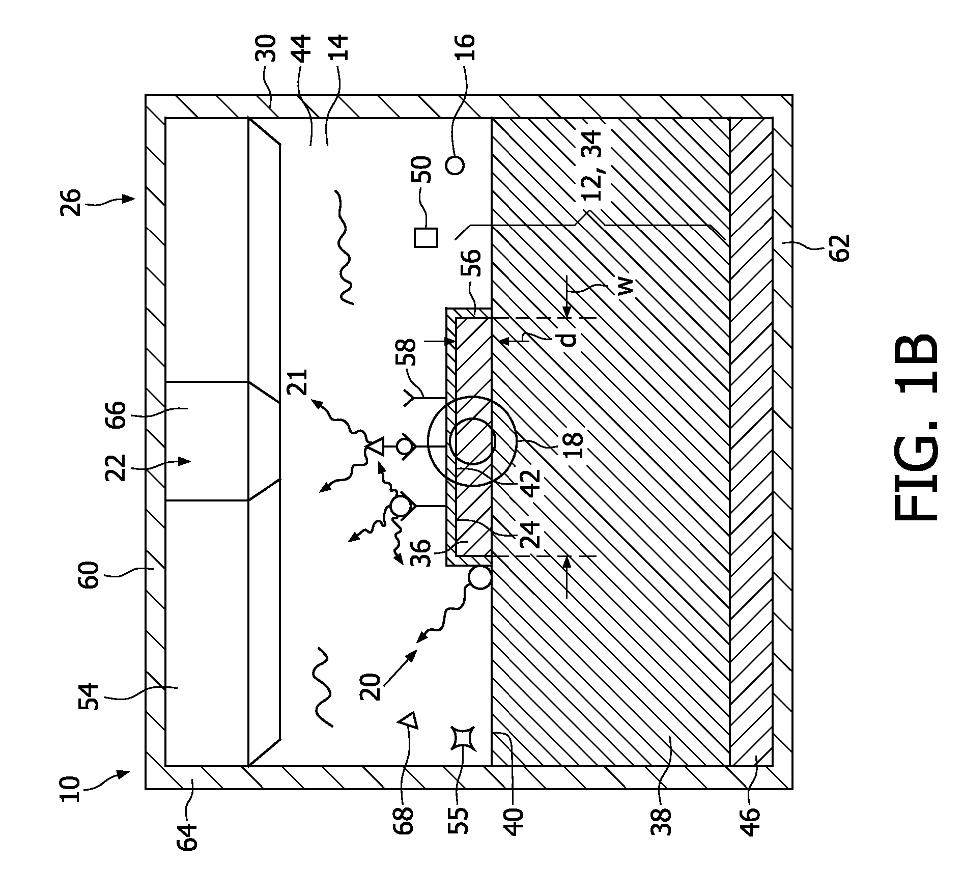 Biosensor device and method for detecting molecules in an analyte