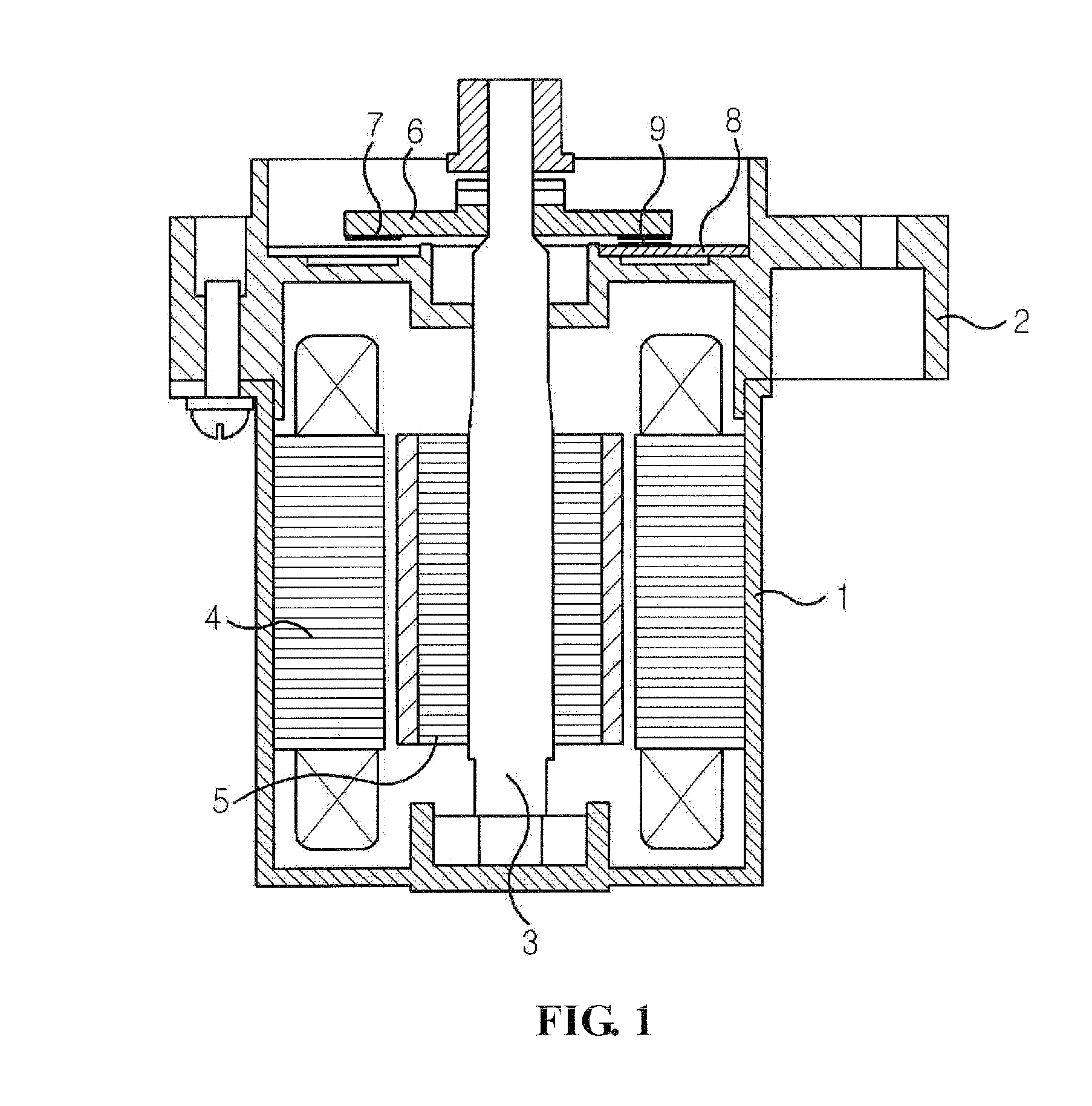 Anti-separating structure of sensing magnet for eps motor