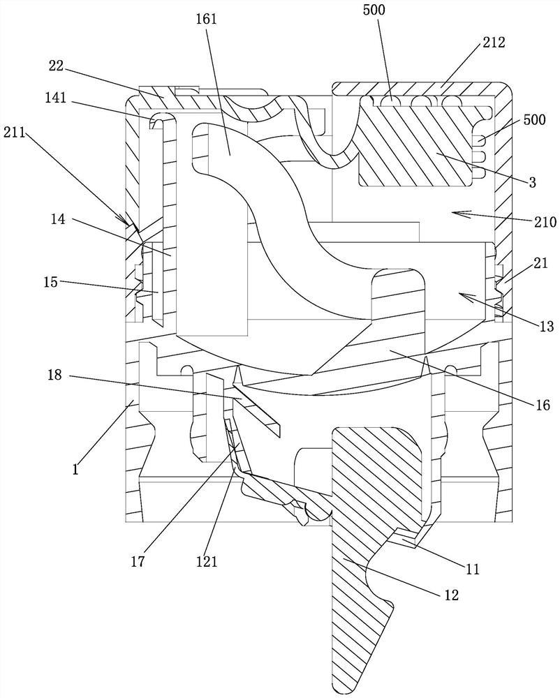 Automatic cover opening and closing assembly convenient to operate