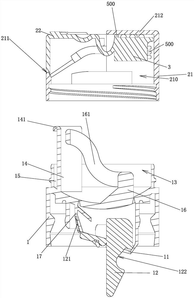 Automatic cover opening and closing assembly convenient to operate