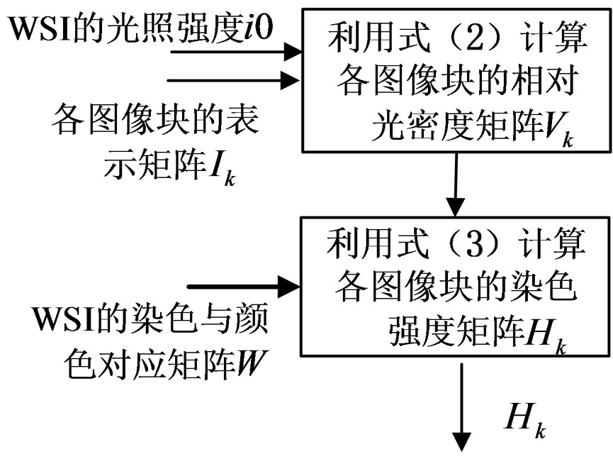 An automatic classification method for pathological images based on staining intensity matrix