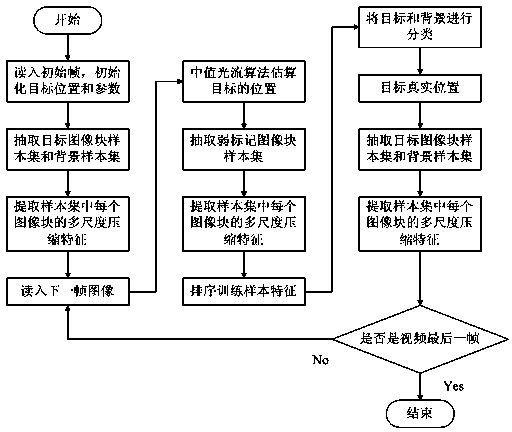 Video tracking method based on rank learning