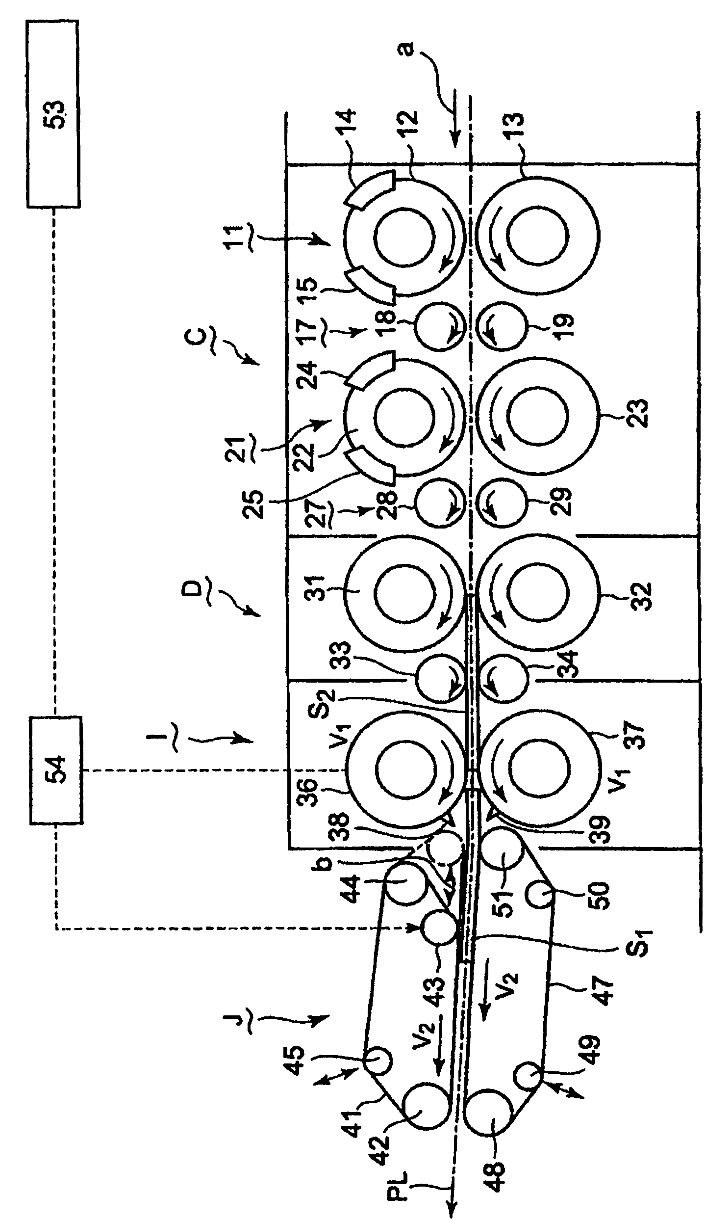 Method and device for making box of corrugated cardboard sheet