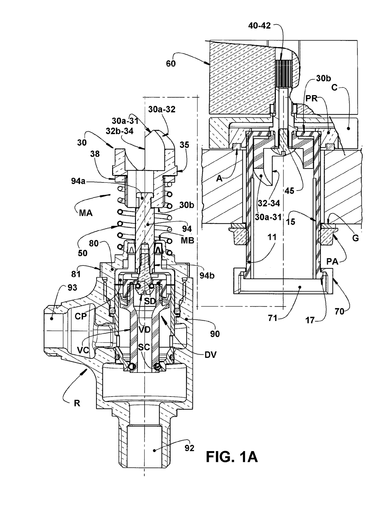 Driving mechanism for a control valve and a control valve