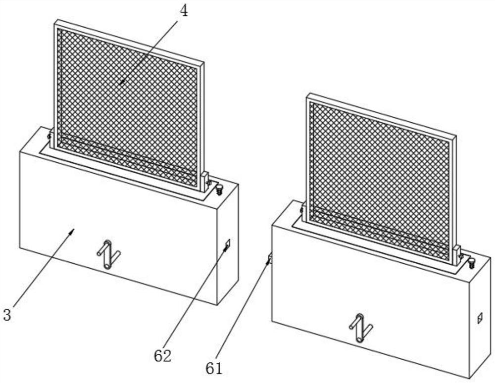 Foundation pit protection system based on deep foundation pit excavation and protection analysis method