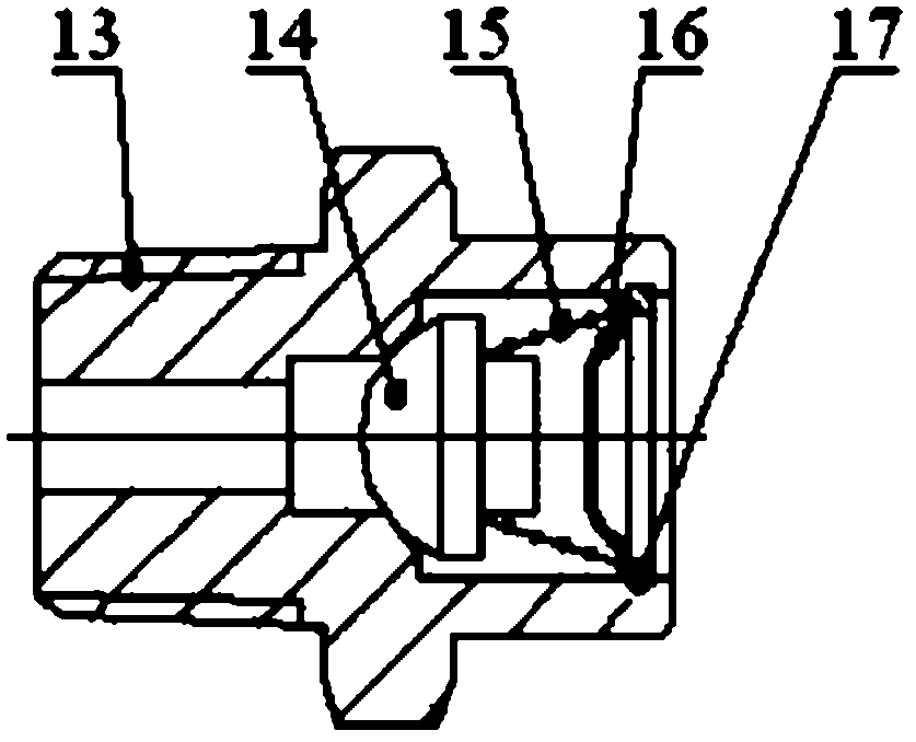 Air boost pump of engineering mechanical braking system