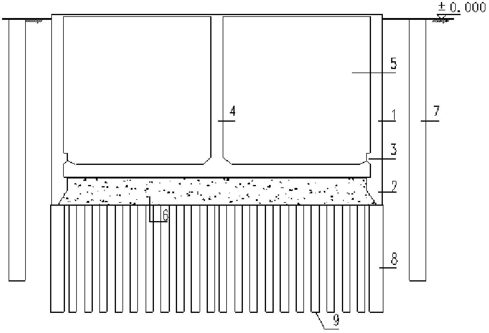 Sinking construction method for open caisson in geological sludge layer under saturated water condition