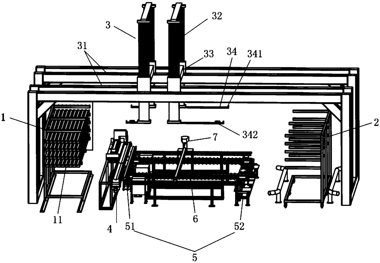 Automatic pipe outlet equipment and method for ceramic roller rod pipe billet