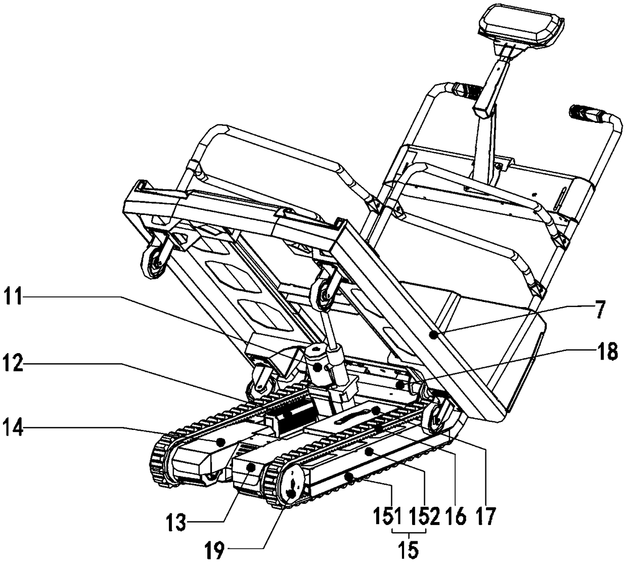 Building climbing method and device capable of automatically adjusting and steering