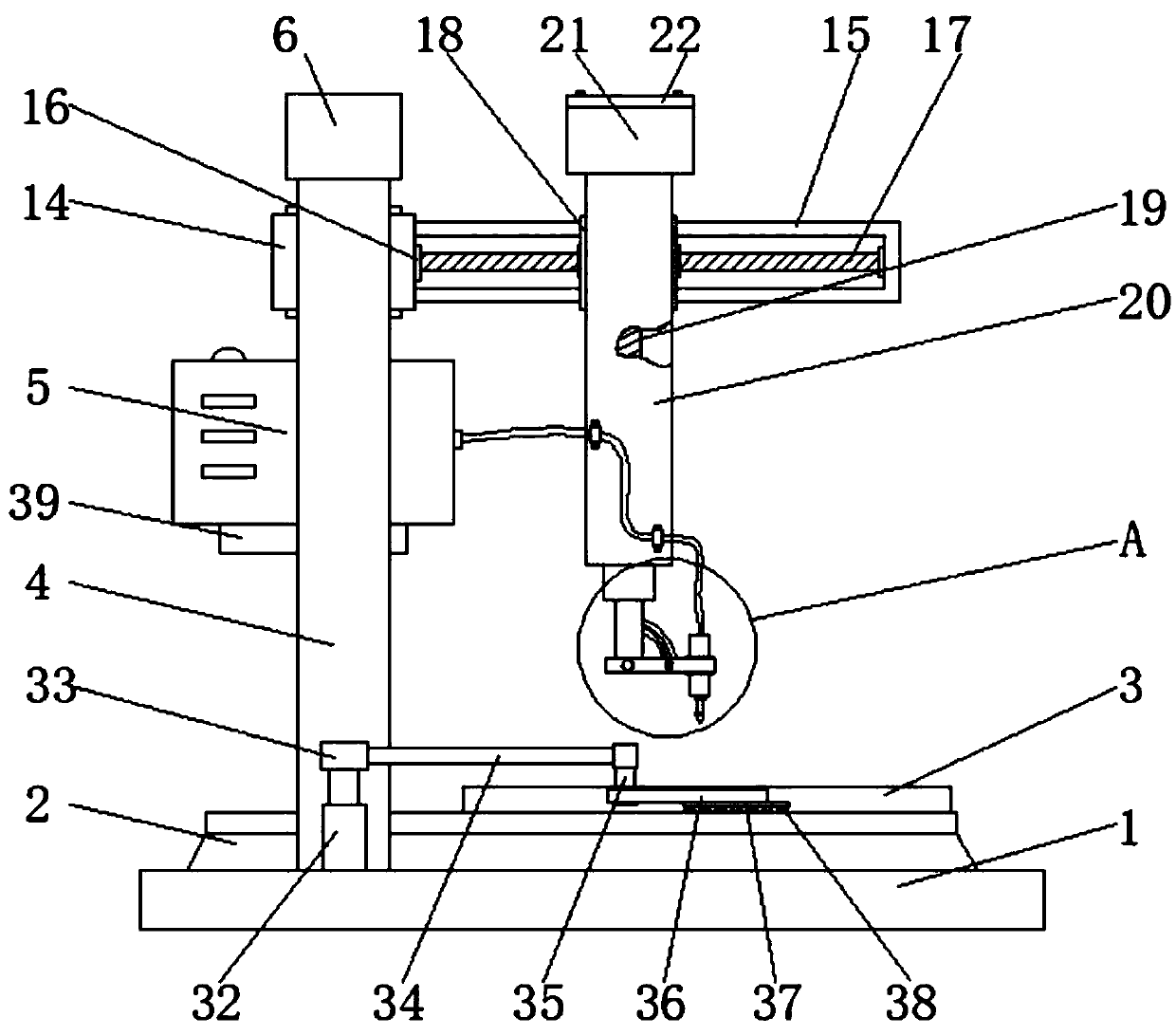 Glue dispensing and packing equipment based on mobile phone display screen machining