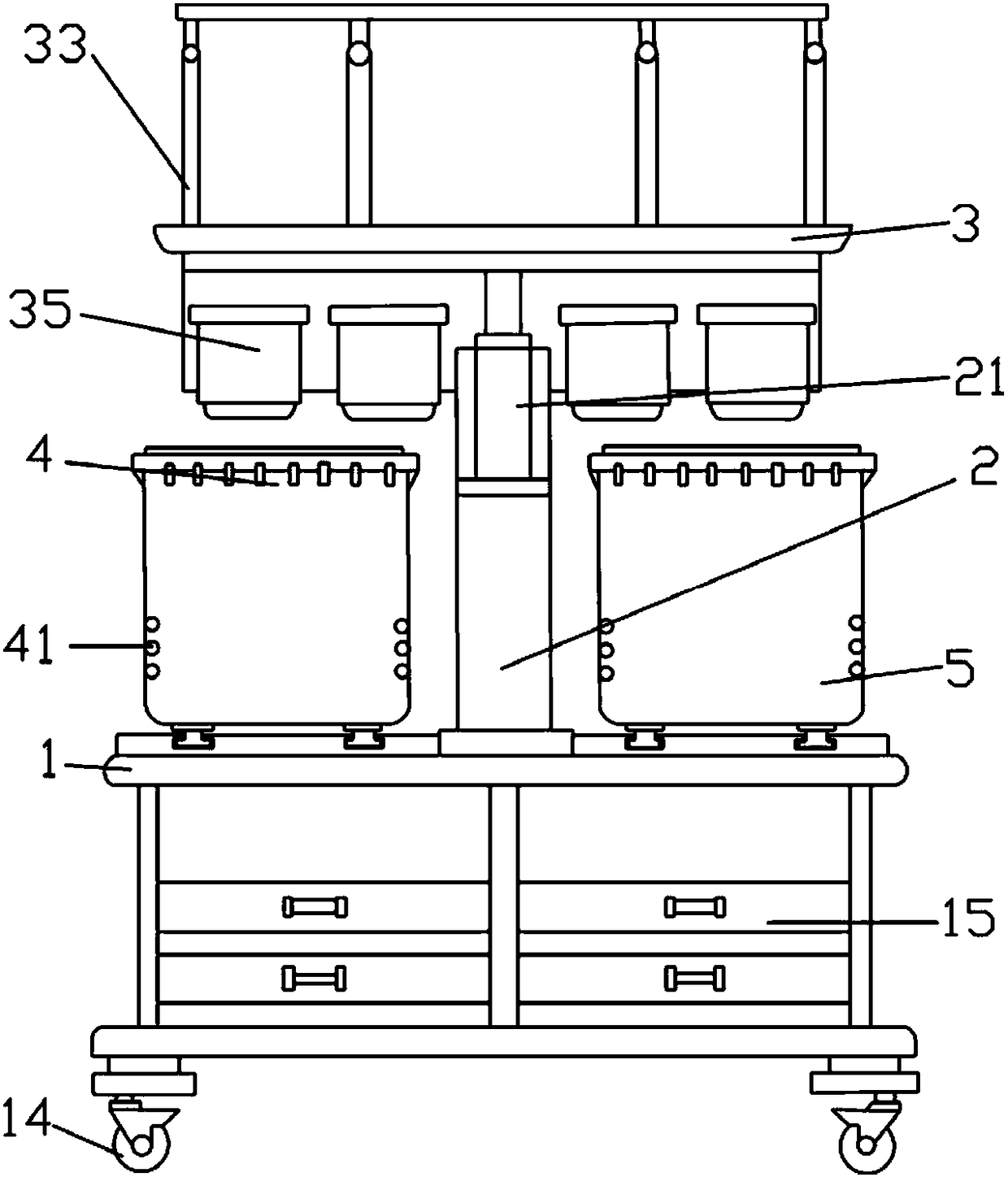 Medical nursing cart