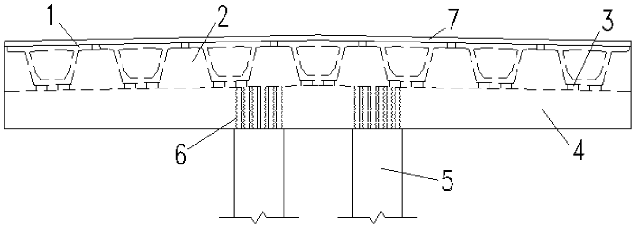 Prefabricated assembly pier and beam fixing structure and construction method thereof